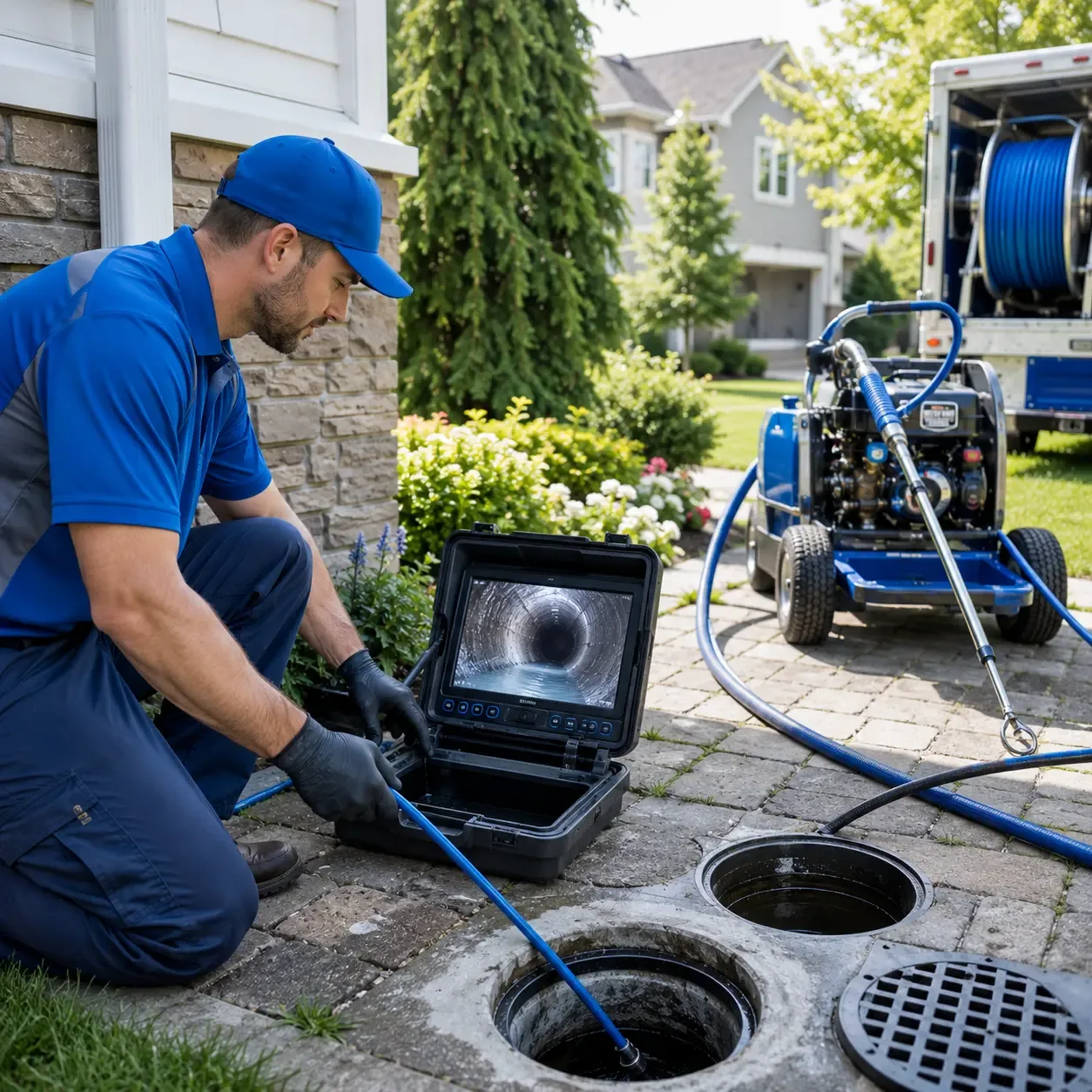 Outdoor drain cleaning professionals serving Skanee, MI